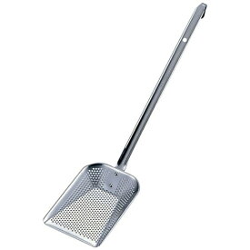 三宝産業｜SAMPO SANGYO UK18-8パンチングフライヤー用角カス揚 (板ハンドル) L ＜AKS301＞[AKS301]