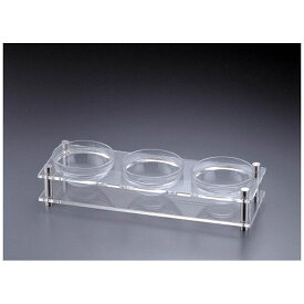 太幸｜TAIKO アクリル コンディメントスタンド 1段3穴 B30-3 ＜NKV1501＞[NKV1501]