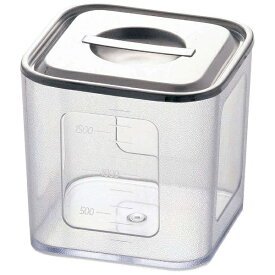 三宝産業｜SAMPO SANGYO ポリカーボネイト 深型角キッチンポット 13.5cm ＜AKK09013＞[AKK09013]