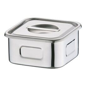 三宝産業｜SAMPO SANGYO 18-8浅型角キッチンポット 10.5cm ＜AKT33010＞[AKT33010]