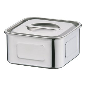 三宝産業｜SAMPO SANGYO 18-8浅型角キッチンポット 15cm ＜AKT33015＞[AKT33015]