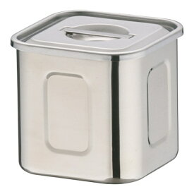 三宝産業｜SAMPO SANGYO エコクリーンUK18-8深型角キッチンポット 9cm ＜AEK1302＞[AEK1302]