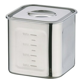 三宝産業｜SAMPO SANGYO エコクリーンUK18-8深型角キッチンポット 18cm ＜AEK1308＞[AEK1308]