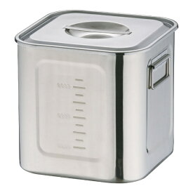 三宝産業｜SAMPO SANGYO エコクリーンUK18-8深型角キッチンポット 21cm ＜AEK1310＞[AEK1310]