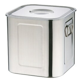 三宝産業｜SAMPO SANGYO エコクリーンUK18-8深型角キッチンポット 39cm ＜AEK1316＞[AEK1316]