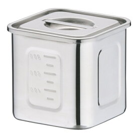 三宝産業｜SAMPO SANGYO 18-8深型角キッチンポット 10.5cm ＜AKK06010＞[AKK06010]