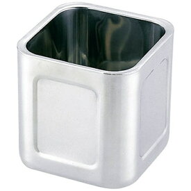 三宝産業｜SAMPO SANGYO 18-8ダブルウォール角キッチンポット (蓋無)13.5cm ＜AKK8301＞[AKK8301]