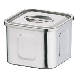 三宝産業｜SAMPO SANGYO 18-8 深浅型 角キッチンポット 9cm ＜AKK9702＞[AKK9702]