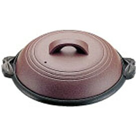 マイン｜MIN 《IH非対応》 アルミ陶板鍋素焼き茶 関脇 27cm M10-543 ＜QTU18543＞[QTU18543]