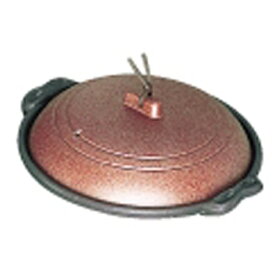 マイン｜MIN 《IH非対応》 アルミ庵陶板鍋素焼き茶 M10-466 18cm 深型 ＜QTU16466＞[QTU16466]