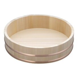 雅漆工芸｜MIYABI URUSHI KOGEI 木製銅箍 飯台(サワラ材) 36cm ＜BHV01036＞[BHV01036]