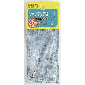 ELPA｜エルパ G-72H-C 電球 クリア [E12 /シャンデリア電球形 /25W相当 /電球色 /1個][G72HC]
