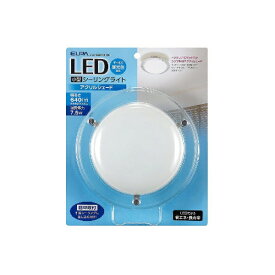 ELPA｜エルパ LED小型シーリングライトアクリル枠 D色LCL-SAC1001(D)[LCLSAC1001D]