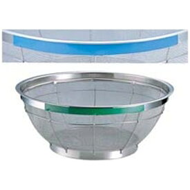 遠藤商事｜Endo Shoji TKG NEWマンモス カラー 浅型ざる 30cm ブルー ＜AZL4722＞[AZL4722]