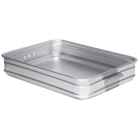 アカオアルミ｜AKAO ALUMINUM アルミ カラーハンドルばんじゅう 大 80 (板取手)銀 ＜ABVB405＞[ABVB405]