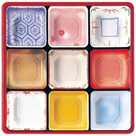 遠藤商事｜Endo Shoji 夢彩ごぜん（50枚入）TSR-BOX 80-80 中仕切II 柄付 ＜RTKC102＞[RTKC102]