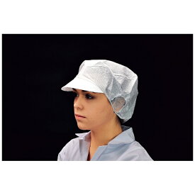 遠藤商事｜Endo Shoji 帯電帽 つば付(20枚入) LL ホワイト 66112W ＜STI0405＞[STI0405]