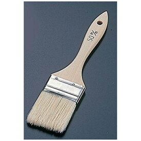 松田栄｜MATSUDA EI 木柄 厚口ケーキ平ハケ (豚毛) 40mm ＜WHK0940＞[WHK0940]