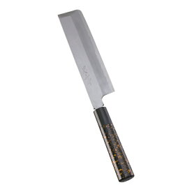 インテックカネキ｜INTEC Kaneki 歌舞伎調和庖丁 忠舟 薄刃 19.5cm 黒金茶 ＜ATD0304＞[ATD0304]