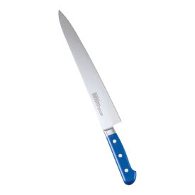 實光｜JIKKO 堺實光 スタンダード抗菌プラスチック柄 筋引 27cm(ツバ付) 青 ＜AZT7108＞[AZT7108]