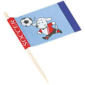 大黒工業｜Daikoku Industry ランチ旗 サッカー（200本入） ＜QLV03＞[QLV03]