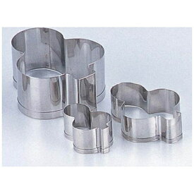 田中糧機製作所 18-8 クッキー抜型 クローバー 大 ＜WKTT301＞[WKTT301]