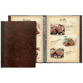 シンビ｜Shimbi シンビ 木製メニューブック スリム-B・SHO-105 ＜PSV6801＞[PSV6801]