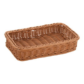 萬洋｜manyo 樹脂製太渕ディスプレイかご 茶 大 91-023A ＜WKG3402＞[WKG3402]