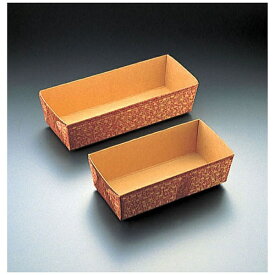 天満紙器｜TEMMA SHIKI ベーキングトレー リーフ柄長方型 CT-206 (50枚入) ＜WBC31206＞[WBC31206]