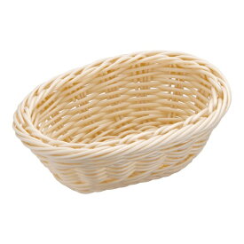 萬洋｜manyo 樹脂バスケット 小判型 白 91-066A ＜WBS7506＞[WBS7506]