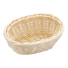 萬洋｜manyo 樹脂バスケット 小判型 白 91-068A ＜WBS7504＞[WBS7504]