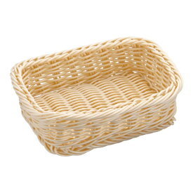 萬洋｜manyo 樹脂バスケット 角型 白 91-074A ＜WBS7804＞[WBS7804]