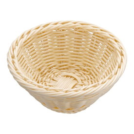 萬洋｜manyo 樹脂バスケット 丸型 白 91-078A ＜WBS8106＞[WBS8106]