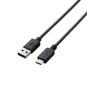 ELECOM�b�G���R�� USB-A �� USB-C�P�[�u�� [�[�d /�]�� /2.0m /USB2.0] �u���b�N U2C-AC20BK [USB-A �� USB-C][U2CAC20BK]�yrb_pcacc�z
