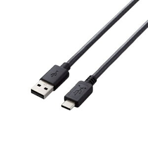 ELECOM�b�G���R�� USB-A �� USB-C�P�[�u�� [�[�d /�]�� /4.0m /15W /USB2.0] �u���b�N U2C-AC40BK [USB-A �� USB-C][U2CAC40BK]�yrb_pcacc�z