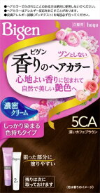 hoyu｜ホーユー Bigen（ビゲン） 香りのヘアカラー クリーム 5CA 深いカフェブラウン 1剤40g+2剤40g〔カラーリング剤〕