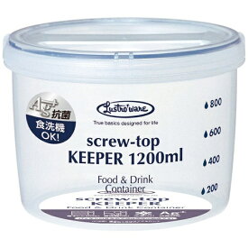 岩崎工業｜IWASAKI INDUSTRY ラストロ スクリュートップキーパー 浅型 B-2273N 1200ml ＜AKC2601＞[AKC2601]