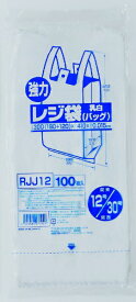 ジャパックス｜JAPACK’S 業務用強力レジ袋（100枚入）（乳白色） RJJ-12 12号 ＜XLZ4403＞[XLZ4403]