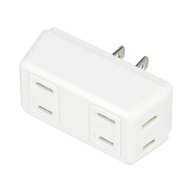 YAZAWA｜ヤザワ クワトロタップ ホワイト Y02Q400WH [直挿し /4個口 /スイッチ無][Y02Q400WH]