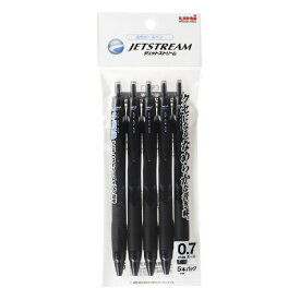 三菱鉛筆｜MITSUBISHI PENCIL JETSTREAM(ジェットストリーム) ボールペン 5本パック 黒(インク色：黒) SXN150075P.24 [0.7mm]
