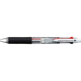 三菱鉛筆｜MITSUBISHI PENCIL JETSTREAM(ジェットストリーム) 4色ボールペン 透明 SXE450007.T [0.7mm]