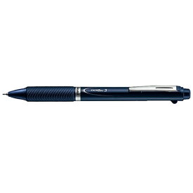 ぺんてる｜Pentel エナージェル 3色ボールペン(パック入り) ダークブルー #REF! [0.5mm]