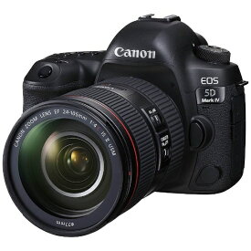 キヤノン｜CANON EOS 5D Mark IV デジタル一眼レフカメラ EF24-105L IS II USM レンズキット ブラック EOS5DMK424105IS2LK [ズームレンズ][EOS5DMK424105IS2LK]