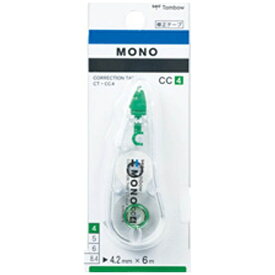 トンボ鉛筆｜Tombow [修正テープ] 修正テープ モノCC4 (テープ幅4.2mm×長さ6m) CT-CC4