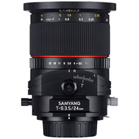 SAMYANG｜サムヤン カメラレンズ T-S 24mm F3.5 ED AS UMC TILT-SHIFT フルサイズ対応 ブラック [キヤノンEF-M /単焦点レンズ][TS24MMF35キヤノンM]