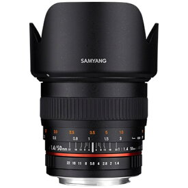 SAMYANG｜サムヤン カメラレンズ 50mm F1.4 AS UMC ブラック [キヤノンEF-M /単焦点レンズ][50MMF14キヤノンM]