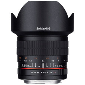 SAMYANG�b�T������ �J���������Y 10mm F2.8 ED AS NCS CS AE APS-C�p �u���b�N [�j�R��F /�P�œ_�����Y][10MMF28CS�j�R��AE]