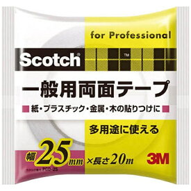 3Mジャパン｜スリーエムジャパン 3M　スコッチ　一般用両面テープ　25mmX20m　PGD−25 PGD-25