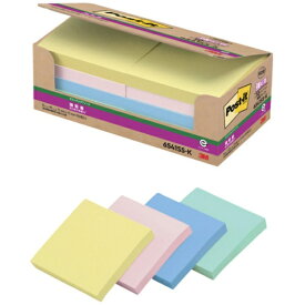 3Mジャパン｜スリーエムジャパン 3M　ポスト・イット　強粘着　75X75mm　90枚X10パッド　4色混色 6541SS-K【rb_mmmk】