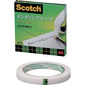 3Mジャパン｜スリーエムジャパン 3M　メンディングテープ　12mmX50m　巻芯径76mm 810-3-12
